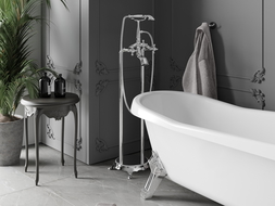 Mexen Retro baterie cadă freestanding, crom - 75933-00