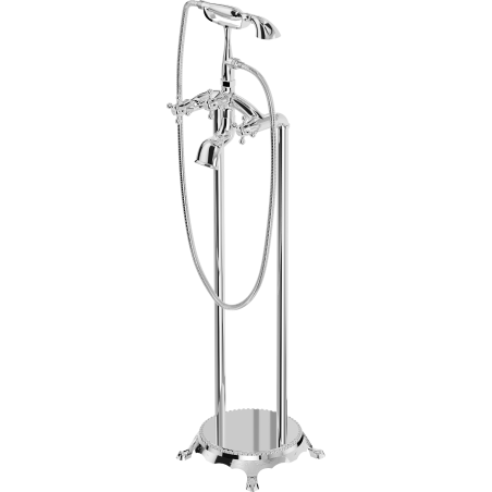 Mexen Retro baterie cadă freestanding, crom - 75933-00