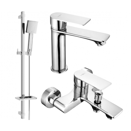 Mexen Royo DQ45 set cadă, Crom - 72203DQ45-00
