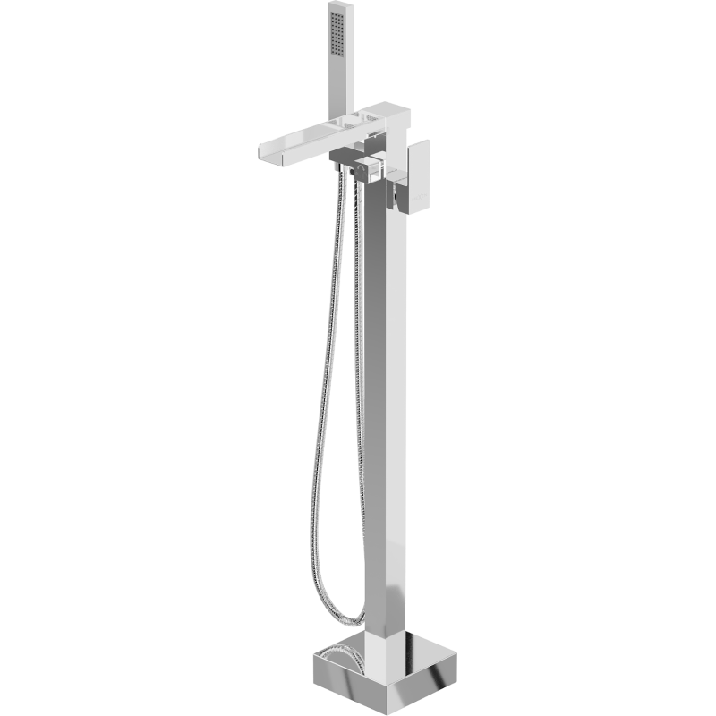Mexen Algar baterie de baie freestanding, crom - 75733-00