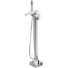 Mexen Algar baterie de baie freestanding, crom - 75733-00
