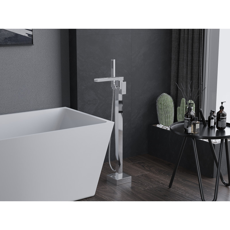 Mexen Algar baterie de cadă independentă, crom - 75733-00