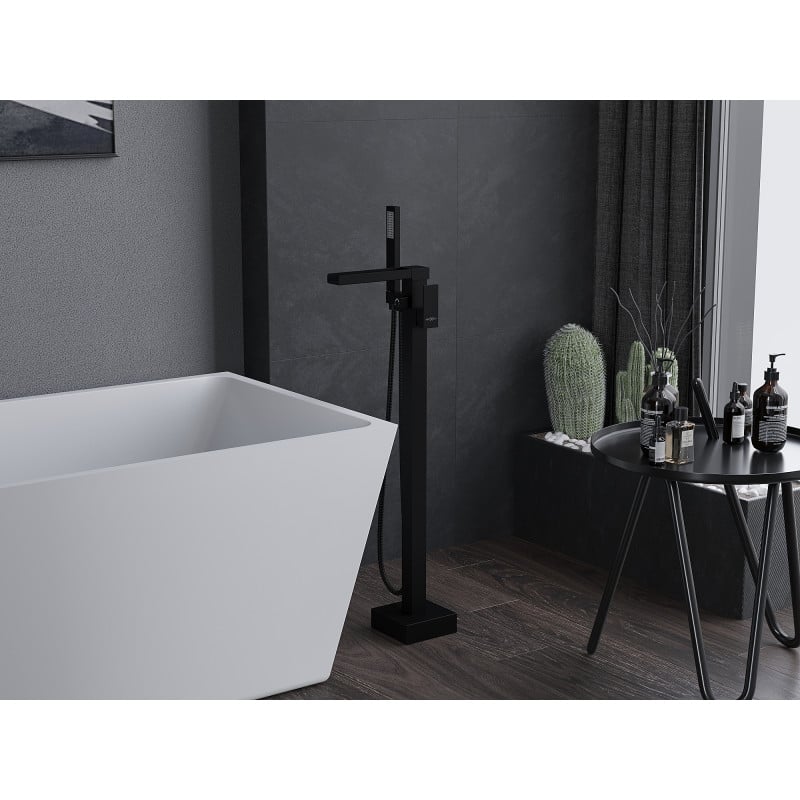 Mexen Algar baterie de baie independentă, neagră - 75733-70