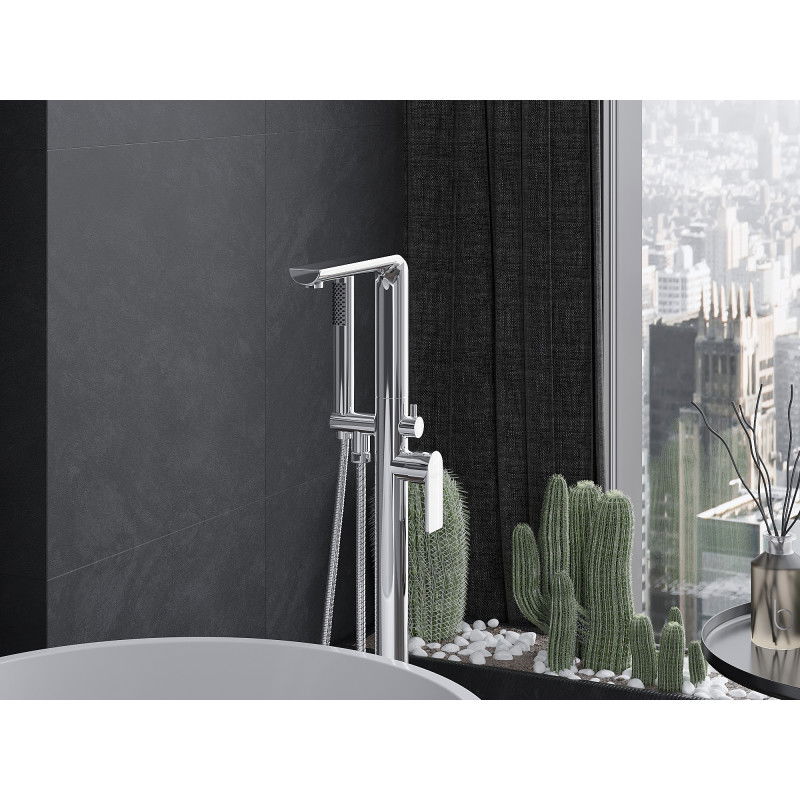 Mexen Roxy szabadonálló kádcsaptelep, króm - 75533-00