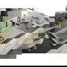 Mexen Bruno chiuvetă de granit cu un compartiment, cu picurător și baterie de bucătărie Flora, Bej - 6513-69-670401-07-B