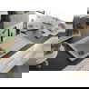 Mexen Bruno chiuvetă de granit cu un compartiment, cu picurător și baterie de bucătărie Flora, Bej - 6513-69-670401-70-B