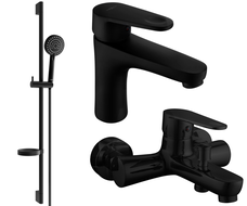 Mexen Kama DS75 kád szett, fekete - 72503DS75-70