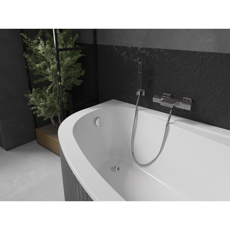 Mexen Westa sarokfürdőkád jobb 160 x 100 cm, fehér - 560116010002