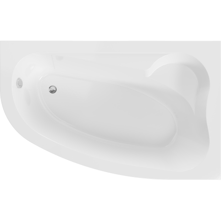 Mexen Westa sarokfürdőkád jobb 160 x 100 cm, fehér - 560116010002