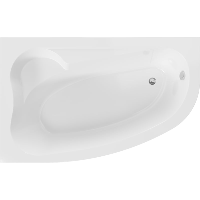 Mexen Westa sarok kád bal 160 x 100 cm, fehér - 560116010001