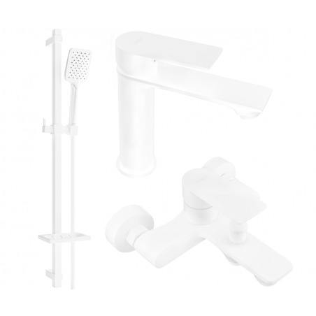 Mexen Royo DQ62 set de baie, alb - 72203DQ62-20