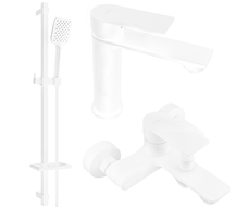 Mexen Royo DQ62 fürdőkád készlet, fehér - 72203DQ62-20