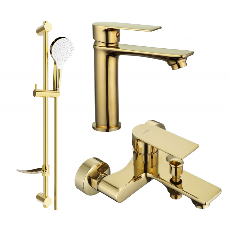 Mexen Royo DF05 set cadă, auriu - 72203DF05-50