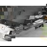 Mexen Cube cadă dreptunghiulară de 170 x 80 cm cu panouri si paravan cu 1 aripă 50 cm, Model negru - 550517080X9505007070
