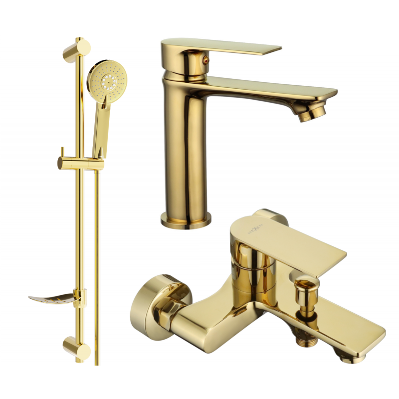 Mexen Royo DF40 set pentru cadă, auriu - 72203DF40-50