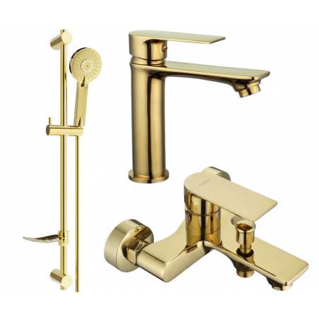 Mexen Royo DF40 set pentru cadă, auriu - 72203DF40-50