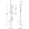 Mexen Royo DQ45 kád készlet, Arany - 72203DQ45-50