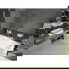 Mexen Cube cadă dreptunghiulară de 170 x 80 cm cu panouri si paravan cu 1 aripă 90 cm, transparent, auriu - 550517080X9509000050