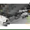 Mexen Cube cadă dreptunghiulară de 170 x 80 cm cu panouri si paravan cu 1 aripă 90 cm, Model negru - 550517080X9509007077