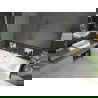 Mexen Cube cadă dreptunghiulară 170 x 80 cm cu panou și paravan cu 1 panou de 100 cm, transparent, auriu - 550517080X9510000050