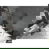Mexen Cube cadă dreptunghiulară de 180 x 80 cm cu panouri si paravan cu 1 aripă 80 cm, Model negru - 550518080X9508007077