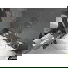 Mexen Cube cadă dreptunghiulară de 180 x 80 cm cu panouri si paravan cu 1 aripă 90 cm, transparent, crom - 550518080X9509000001