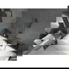 Mexen Cube cadă dreptunghiulară 180 x 80 cm cu cadru și paravan cu 1 canat 100 cm, transparent, negru - 550518080X9510000070