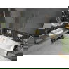 Mexen Cube cadă dreptunghiulară de 170 x 80 cm cu panouri si paravan cu 2 aripi 80 cm, transparent, auriu - 550517080X9208025000