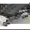 Mexen Cube cadă dreptunghiulară de 170 x 80 cm cu panouri si paravan cu 2 aripi 80 cm, Model negru - 550517080X9208027077