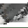 Mexen Cube cadă dreptunghiulară de 170 x 80 cm cu panouri si paravan cu 2 aripi 100 cm, transparent, crom - 550517080X9210020100