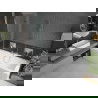 Mexen Cube cadă dreptunghiulară de 170 x 80 cm cu panouri si paravan cu 2 aripi 100 cm, transparent, crom - 550517080X9210020100