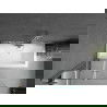 Mexen Cube cadă dreptunghiulară de 170 x 80 cm cu panouri si paravan cu 2 aripi 100 cm, transparent, crom - 550517080X9210020100