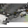 Mexen Cube cadă dreptunghiulară 170 x 80 cm cu panou și paravan cu 2 aripi 100 cm, transparent, auriu - 550517080X9210025000