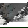 Mexen Cube cadă dreptunghiulară 170 x 80 cm cu cadru și paravan cu 2 canaturi 120 cm, transparent, negru - 550517080X9212027000