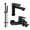Mexen Royo DQ72 set cadă baie, negru - 72203DQ72-70