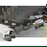 Mexen Cube cadă dreptunghiulară de 180 x 80 cm cu panouri si paravan cu 2 aripi 80 cm, transparent, auriu - 550518080X9208025000
