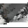 Mexen Cube cadă dreptunghiulară de 180 x 80 cm cu panouri si paravan cu 2 aripi 100 cm, Model negru - 550518080X92100027077