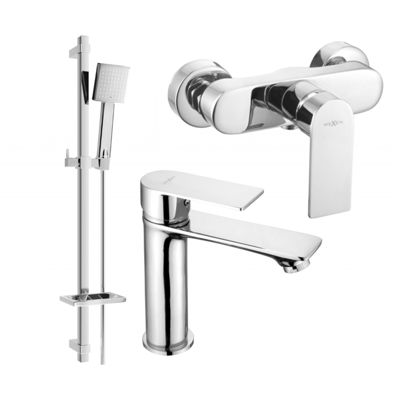 Mexen Royo DQ45 zuhanykészlet, króm - 72204DQ45-00