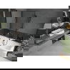 Mexen Cube cadă dreptunghiulară de 180 x 80 cm cu panouri si paravan cu 2 aripi 120 cm, Model negru - 550518080X92120027070