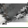 Mexen Cube cadă dreptunghiulară de 170 x 80 cm cu panouri si paravan cu 1 aripă 80 cm, transparent, crom - 550517080X9408110100