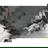 Cada dreptunghiulară Mexen Cube 170 x 80 cm cu carcasă și paravan cu 1 canat 100 cm, transparent, negru - 550517080X9410117000