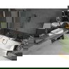 Mexen Cube cadă dreptunghiulară de 170 x 80 cm cu panouri si paravan cu 1 aripă 100 cm, Model negru - 550517080X9410117070