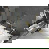 Mexen Cube cadă dreptunghiulară de 180 x 80 cm cu panouri si paravan cu 1 aripă 80 cm, transparent, auriu- 550518080X9408115000