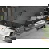 Mexen Cube cadă dreptunghiulară de 180 x 80 cm cu panouri si paravan cu 1 aripă 80 cm, Model negru - 550518080X9408117070