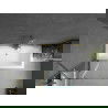 Cadă dreptunghiulară Mexen Cube 180 x 80 cm cu carcasă și paravan cu 1 aripă 100 cm, transparent, auriu - 550518080X9410115000