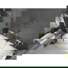 Cadă dreptunghiulară Mexen Cube 180 x 80 cm cu carcasă și paravan cu 1 aripă 100 cm, transparent, auriu - 550518080X9410115000