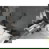 Mexen Cube cadă dreptunghiulară 180 x 80 cm cu carcasă și paravan cu 1 aripă 120 cm, transparent, negru - 550518080X9412117000
