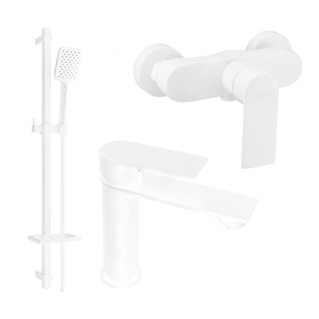 Mexen Royo DQ62 set de duș, alb - 72204DQ62-20