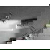 Mexen Cubik cadă dreptunghiulară de 150 x 70 cm cu panouri si paravan cu 1 aripă 70 cm, transparent, crom - 550315070X9507000001
