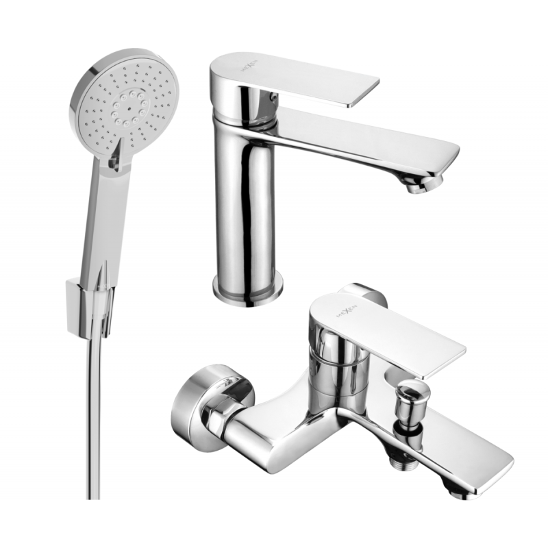 Mexen Royo R40 set de baie, crom - 72203R40-00